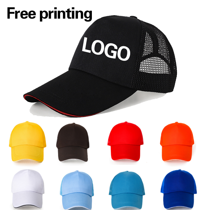 Trucker Hat Cap - Erkekler Kadınlar Şapkaları Özelleştirin Logo Baskı