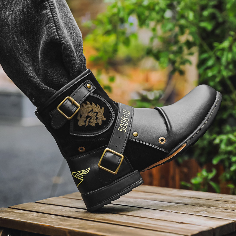Men'S Fashion For 30 Year Olds - Lüks Yeni Kovboy erkek yarım çizmeler