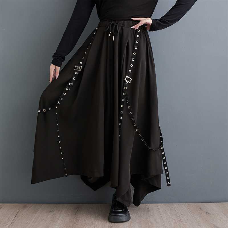 Men'S Fashion Korea - Y2k pantolon kadın erkek Harajuku siyah