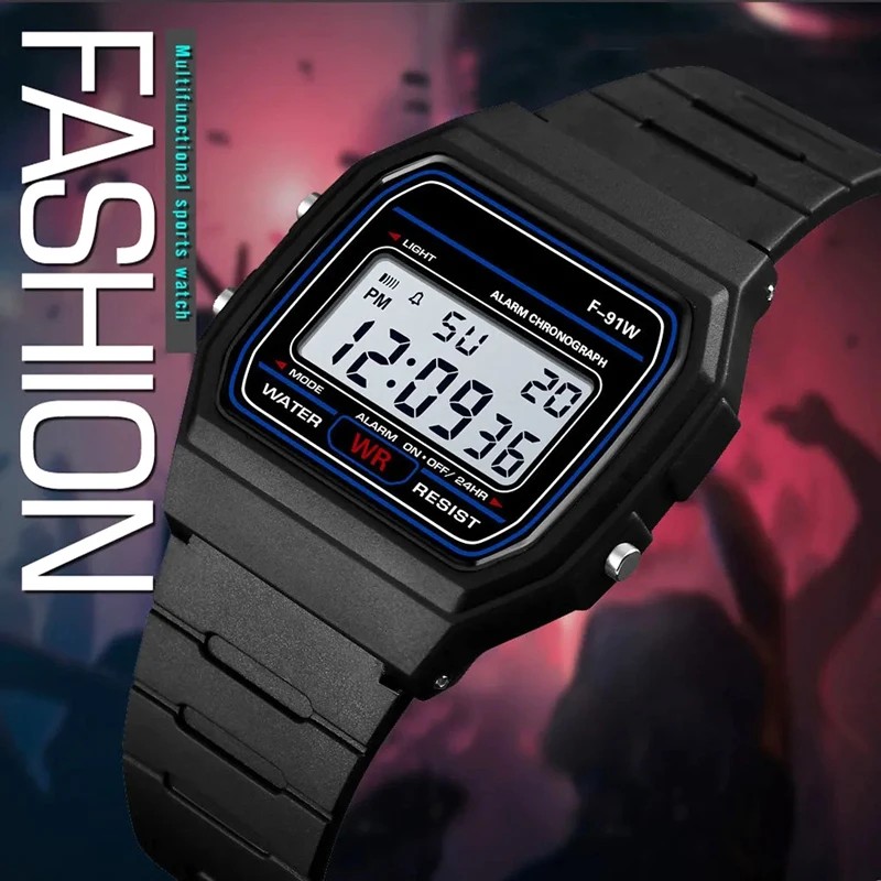 Men Fashion Kids - Spor LED Dijital Saatler Erkekler Kadınlar