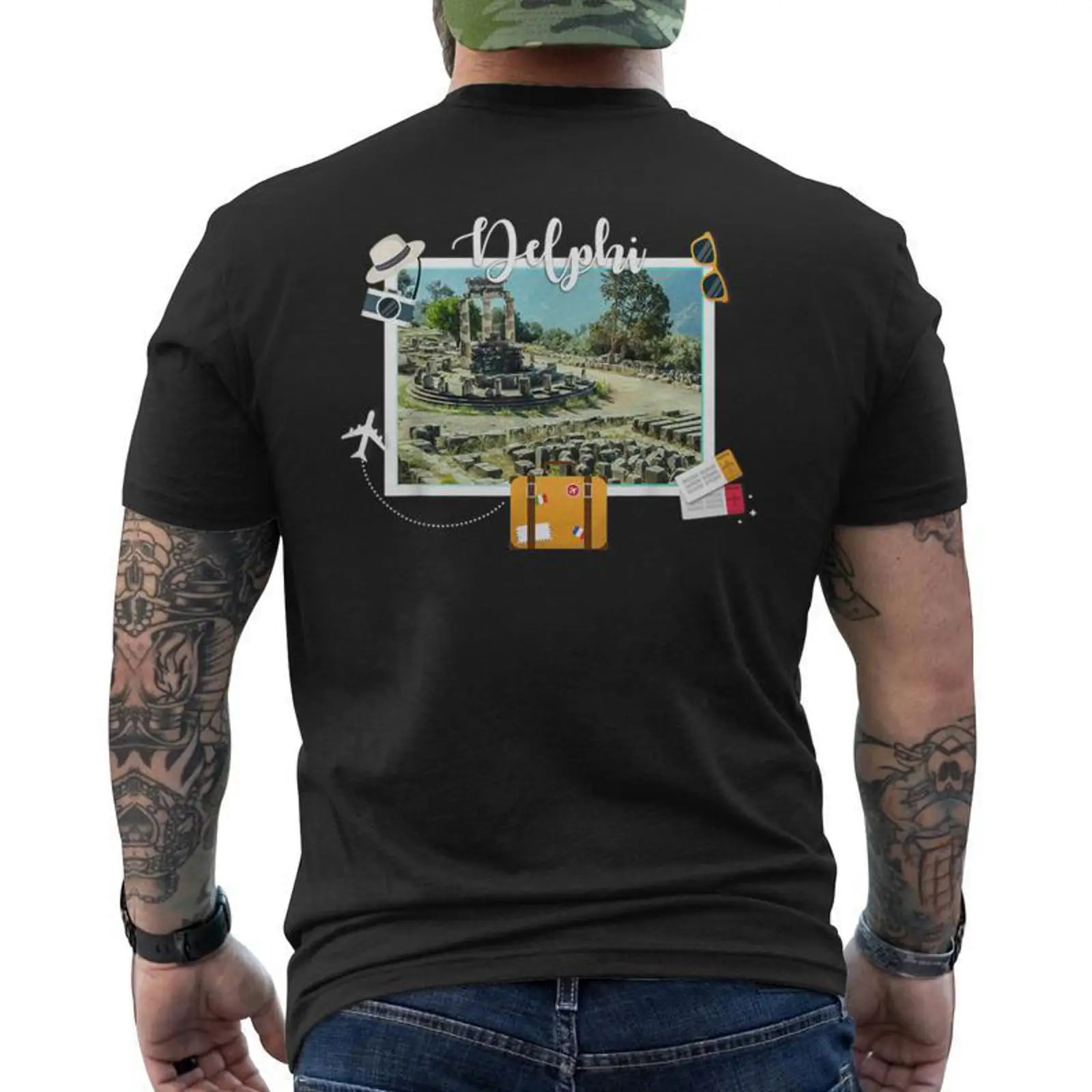 Men'S Fashion Greece - Yunanistan Hatıra Tatil Seyahat Delphi Erkek