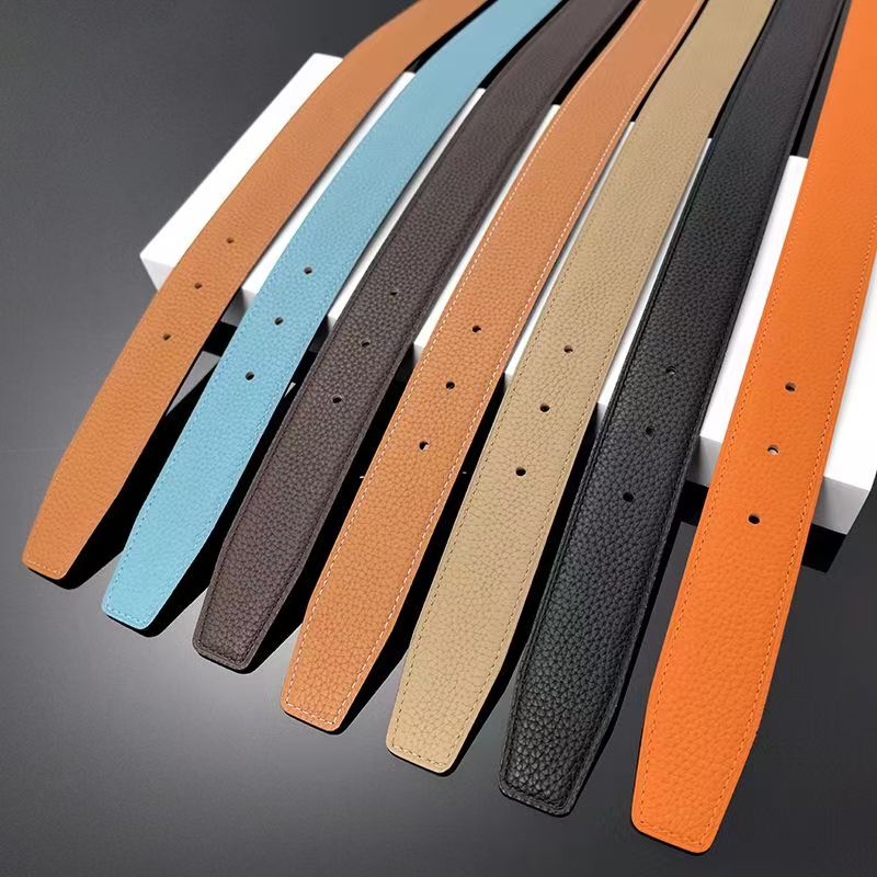 Leather Belt Braided - Lüks Kemer Ultra-Ince Sivri Kemer Başsız