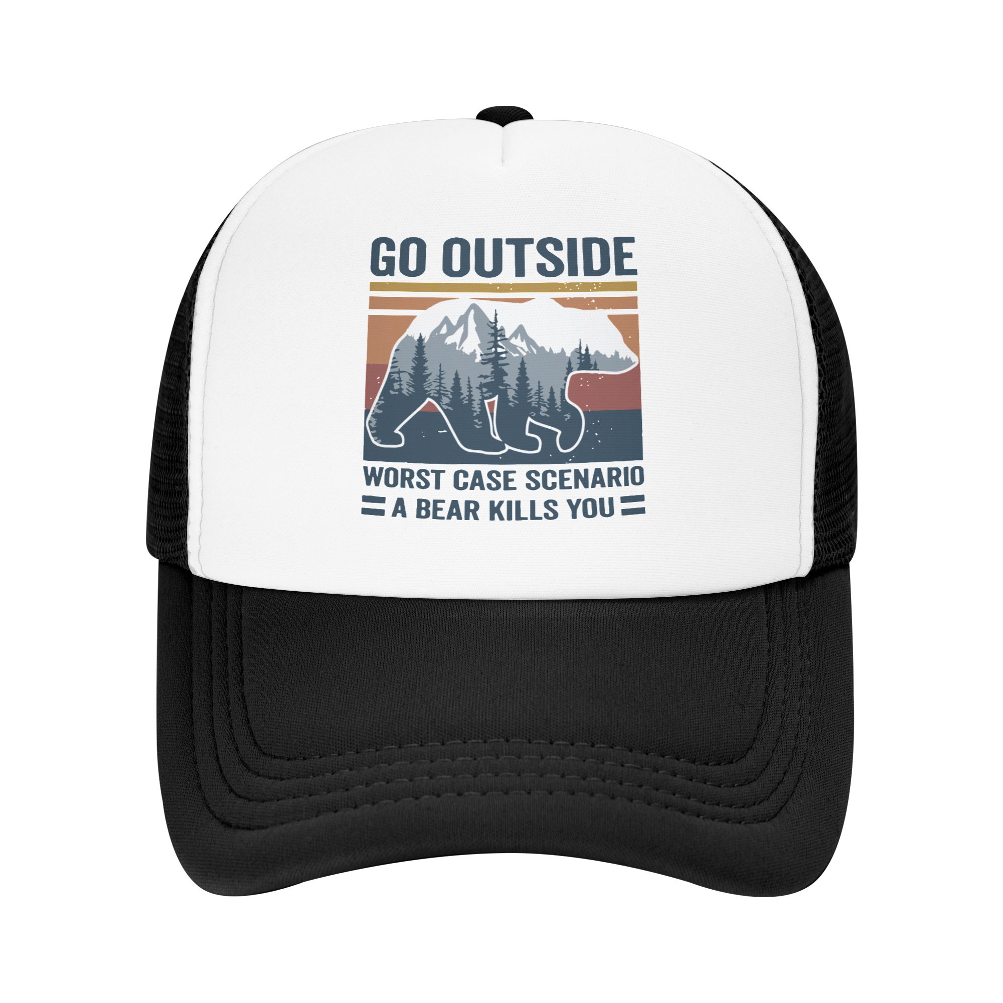 Trucker Hat Cap - Dışarı Çıkın En Kötü Durum Senaryosu