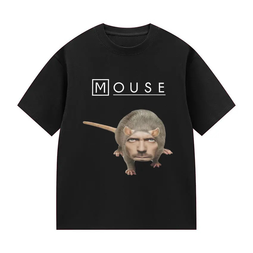 Men'S Fashion Houses - House_Mouse MD Komik Grafik T-shirt Erkek