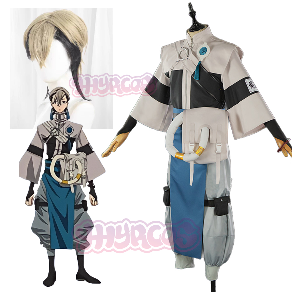 Mens Fashion Jumpsuit - Gachiakuta Zanka Cosplay Kostüm Peruk Zanka