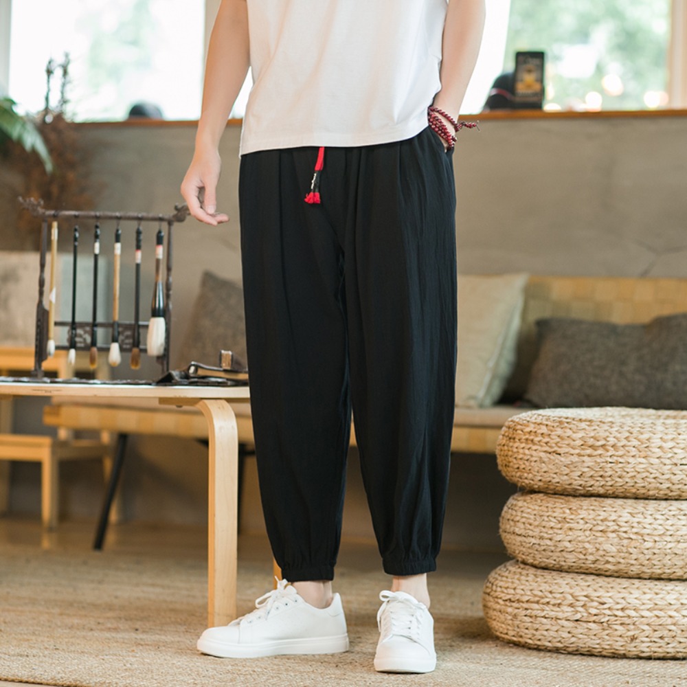Erkek Pamuk ve Keten harem pan - Chino Pants Men incelemesi ve fiyatı
