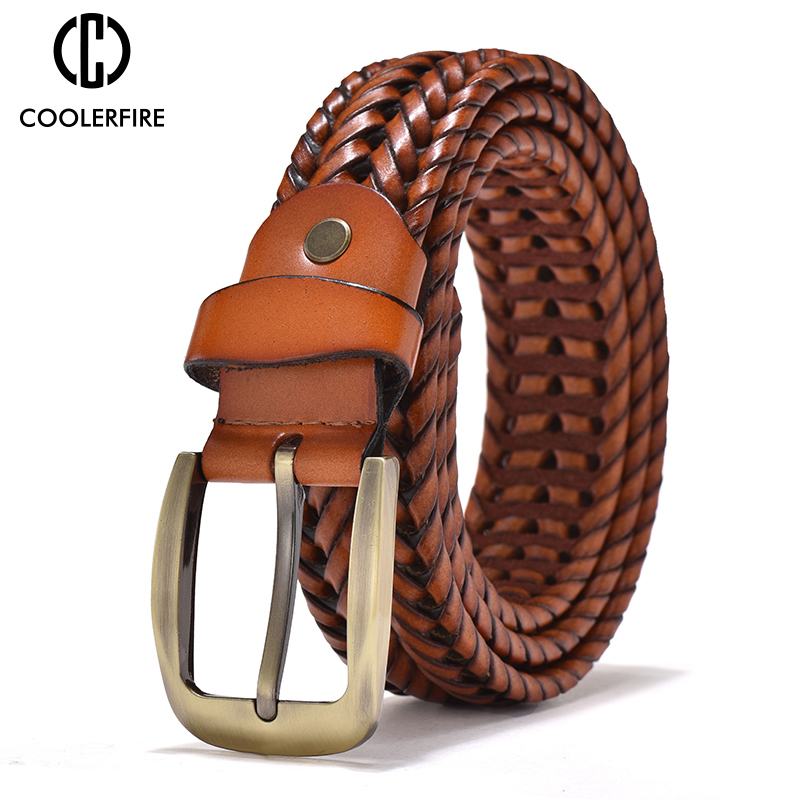 Yeni Erkek Hakiki Deri Örgülü  - Leather Belt Braided incelemesi ve fiyatı