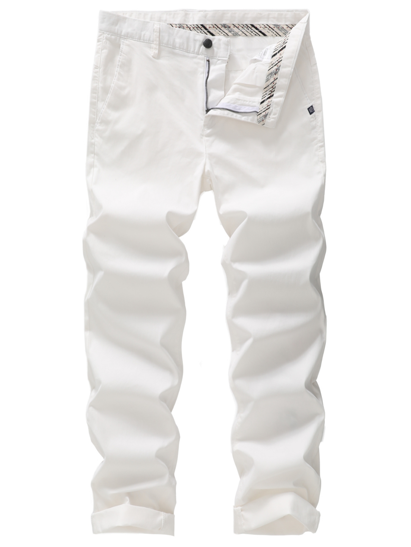 Erkek Klasik Düz Beyaz Pamuklu - Chino Pants Men incelemesi ve fiyatı