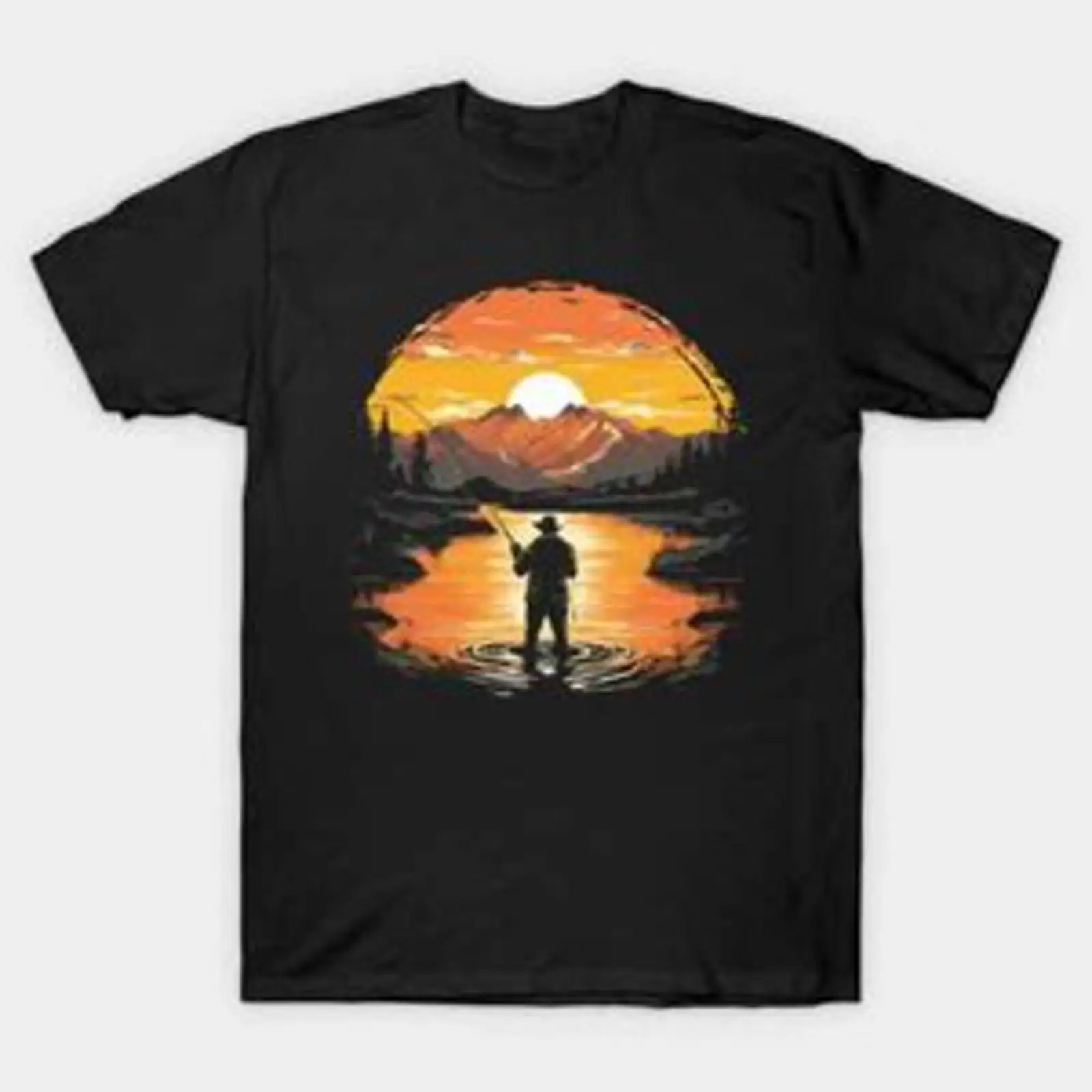 Vintage Sunset Fly Fishing Mad - Mens Fashion Australia incelemesi ve fiyatı