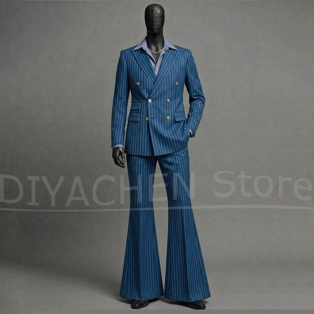 Erkekler Çizgili Kruvaze Takım - Men'S Fashion Outfits 2026 incelemesi ve fiyatı