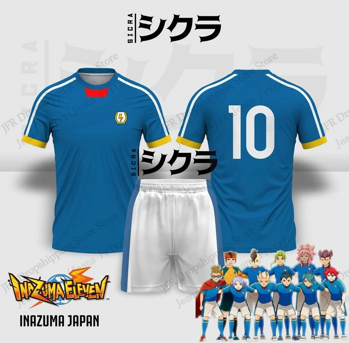 Jersey Seti Jersey Inazuma Ele - Men Fashion Kids incelemesi ve fiyatı