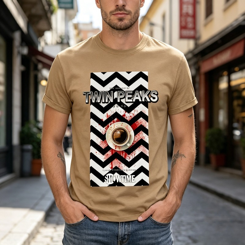 Twin Peaks Grafik T Shirt 90'l - Mens Fashion In The 90S incelemesi ve fiyatı
