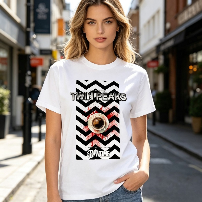 Twin Peaks Grafik T Shirt 90'l - Mens Fashion In The 90S incelemesi ve fiyatı