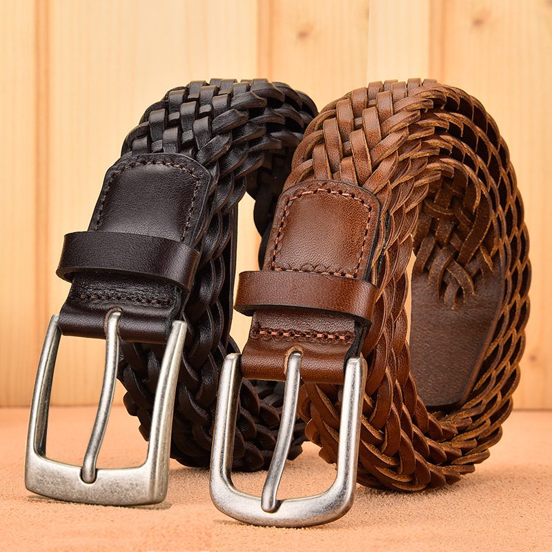 2025Erkekler Gerçek Dana Deris - Leather Belt Braided incelemesi ve fiyatı