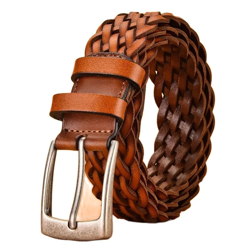 2025Erkekler Gerçek Dana Deris - Leather Belt Braided incelemesi ve fiyatı